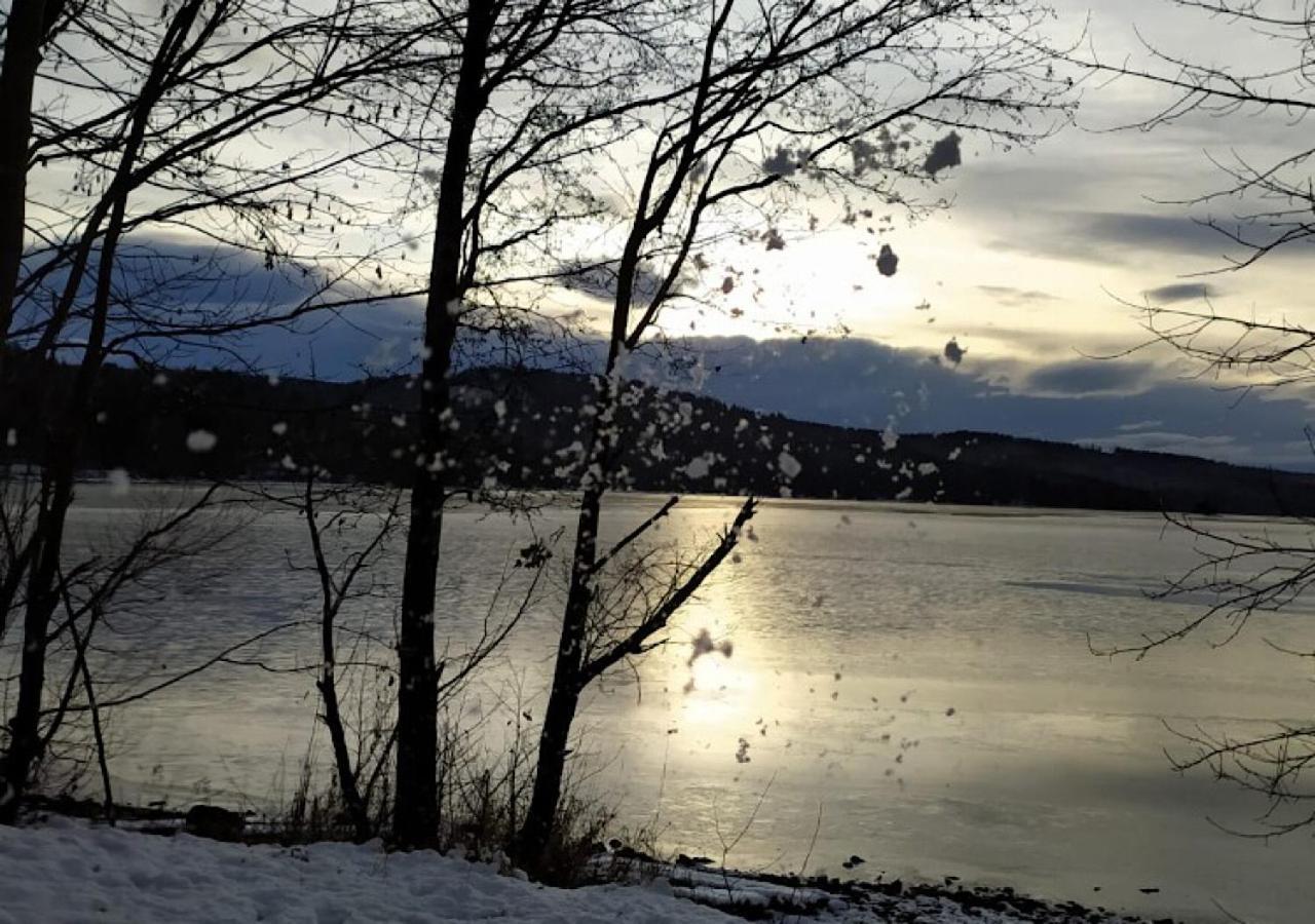 ホテル Lipno Pearl リプノ・ナト・ヴルタヴォウ エクステリア 写真