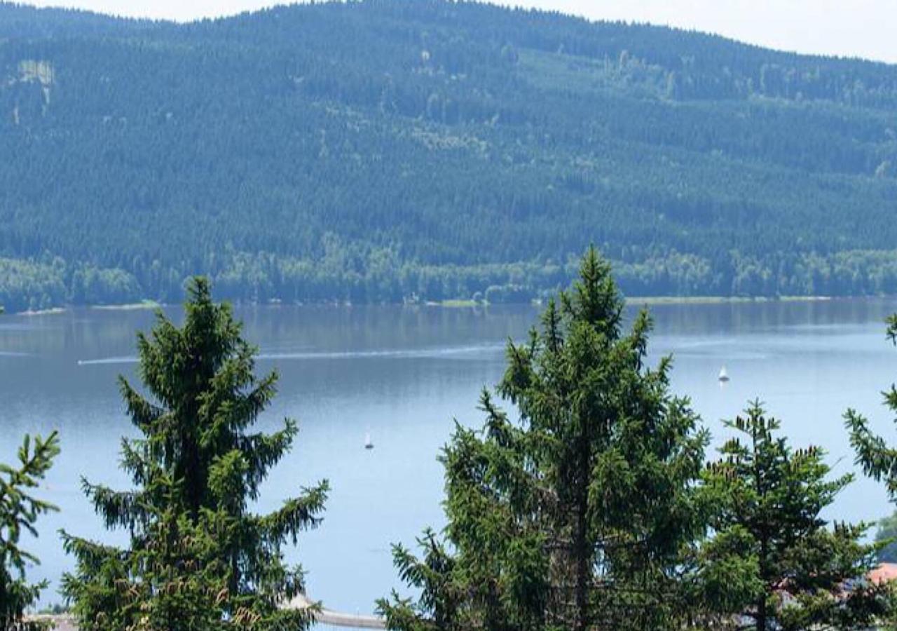 ホテル Lipno Pearl リプノ・ナト・ヴルタヴォウ エクステリア 写真